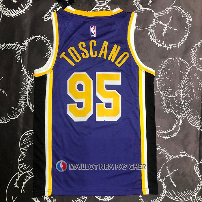 Maillot Los Angeles Lakers Juan Toscano-Anderson NO 95 Statement 2020-21 Volet